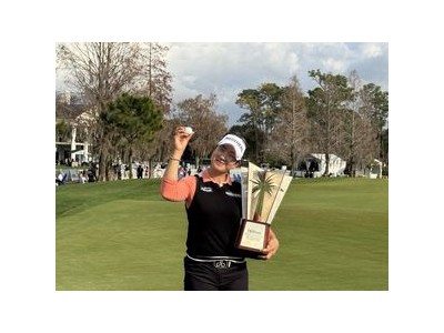 김아림 3라운드 벙커 샷이글로 인상 남긴 LPGA 개막전 우승