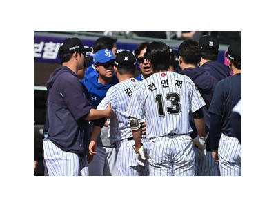 롯데 벤치클리어링 터지며 승리 클래식시리즈 스윕 성공