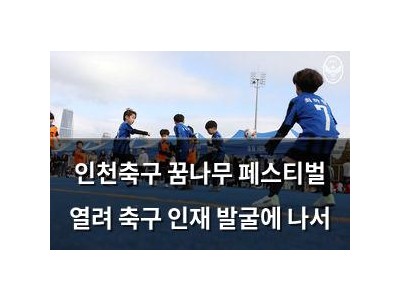 인천축구 꿈나무 페스티벌 열려 축구 인재 발굴에 나서