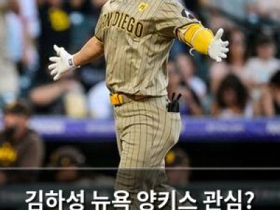 김하성 뉴욕 양키스 관심? FA 시장 최대 관심사로 부상